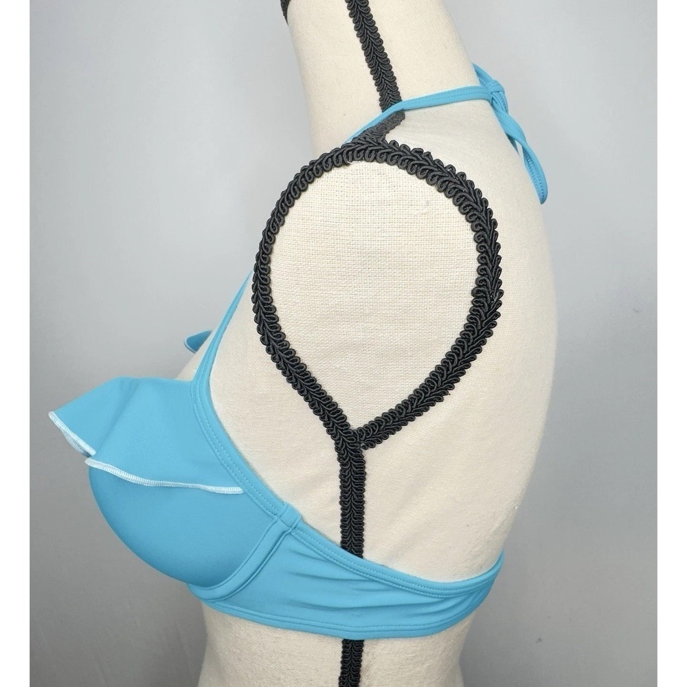 Aerie Brooke Ruffle Cup Support Bikini Top Size 36B - Picture 7 of 14